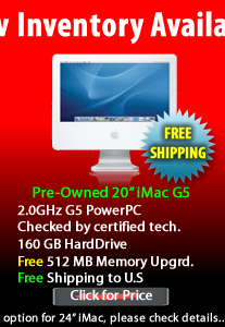 Certified Used Apple 20-Inches Imacs