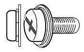 Screw, Pan, M3.5X.6X8MM, Pkg. of 10